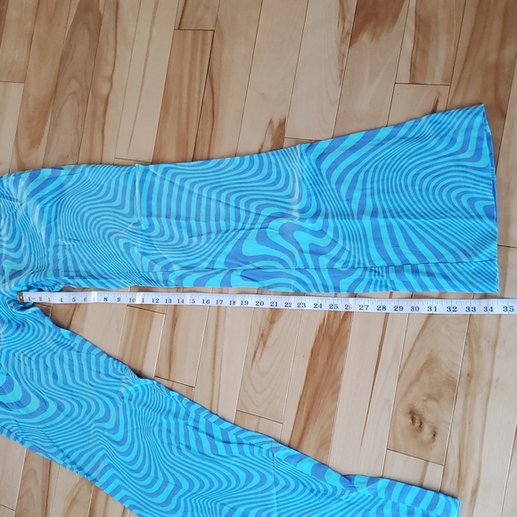 ZARA Flared satiny retro pants - Picture 9 of 9